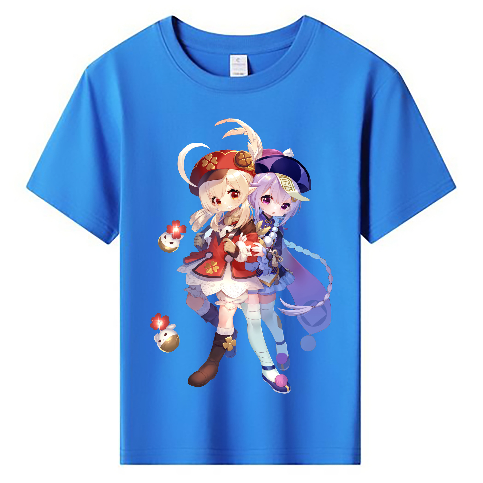 げんし神 七七 なな  genshin Nana 綿100％キッズTシャツ（フロントプリント）